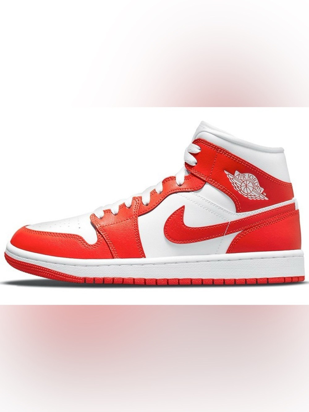 Air Jordan 1 Mid Habanero Red Womens